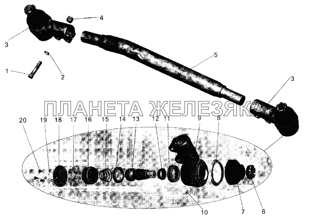 Тяга МАЗ-104С